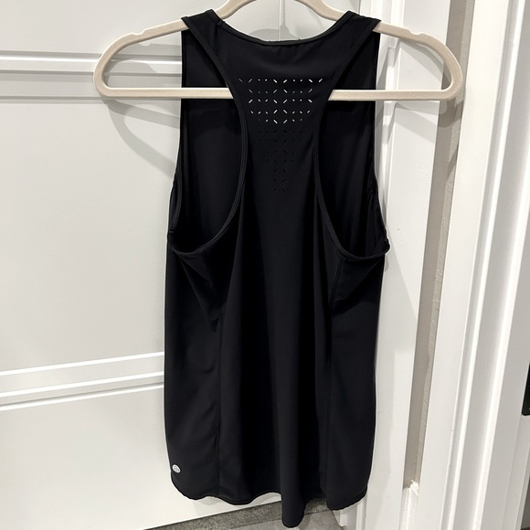 Zella Black Nova Perforated Racerback Tank - Picture 6 of 8